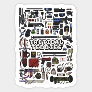 Tactical Teddies ® flat lay Sticker